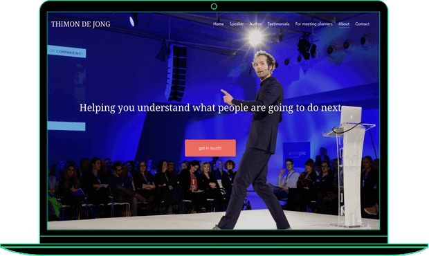 Thimon website in macbook